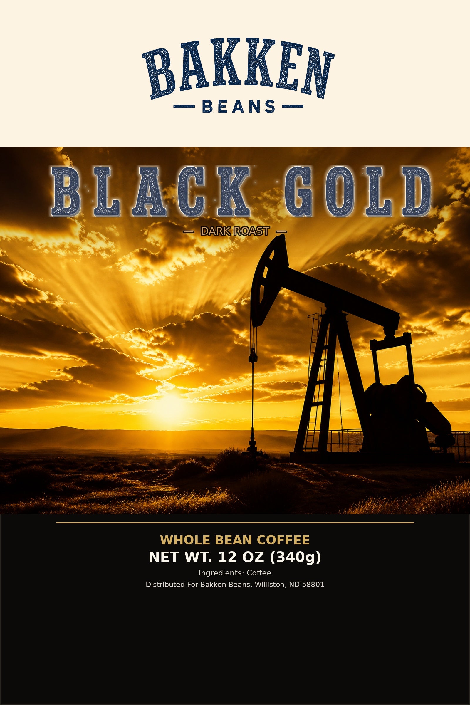 Black Gold Dark craft-v13 label