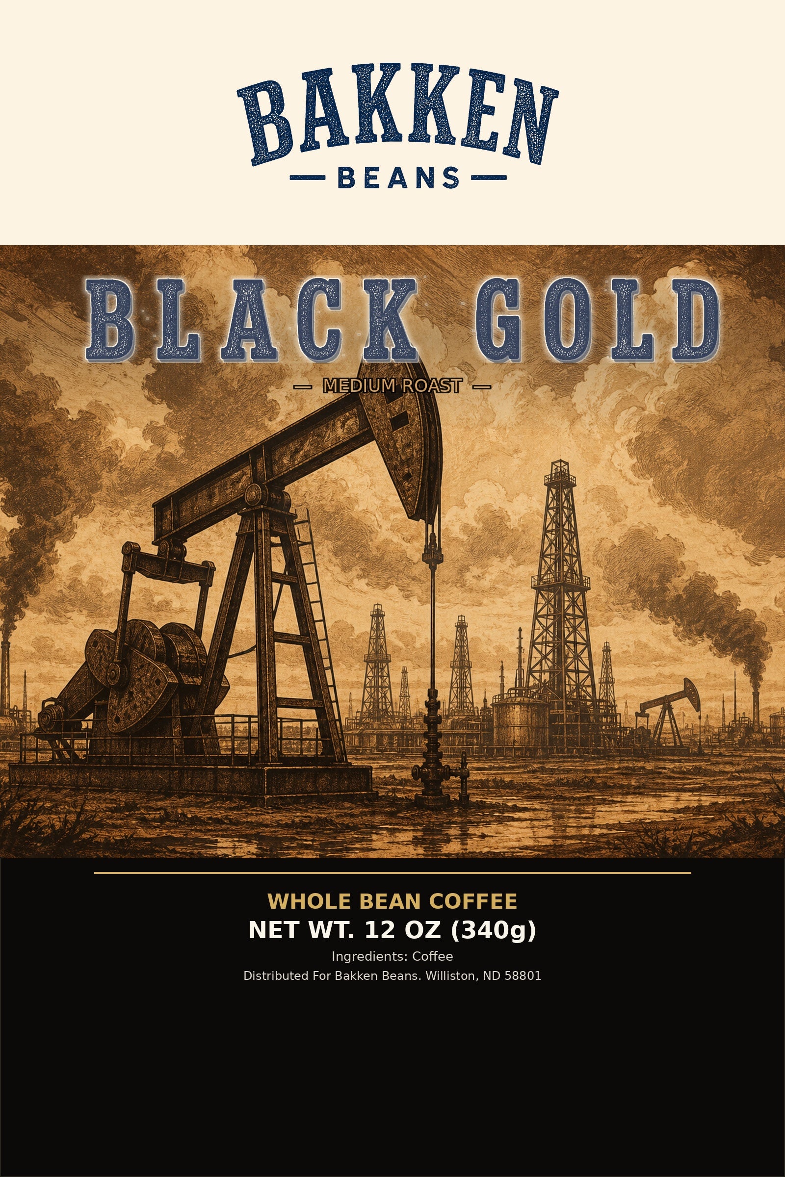 Black Gold Medium craft-v13 label