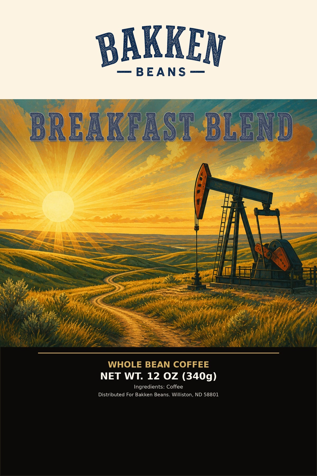 Breakfast Blend craft-v13 label